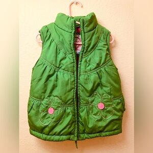 VEST PUFF WEATHERPROOF FOR LITTLE GIRLS